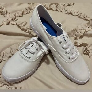 Keds Womens White Canvas Sneakers